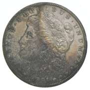 1901-O Morgan Silver Dollar - Insane Color
