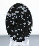 Beautiful 51.04ct untreated Snowflake Obsidian