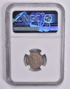 MS62 1875-S Seated Liberty Dime Below Bow NGC