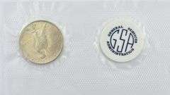 1923 Peace Silver Dollar GSA Sealed