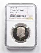 PF70 UCAM 1984-S Kennedy Half Dollar Prestige Set NGC RARE PEDIGREE