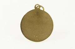 14K Yellow Gold Saint Christopher Protection Symbol Charm/Pendant