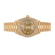 Rolex Ladies 18K Yellow Gold President