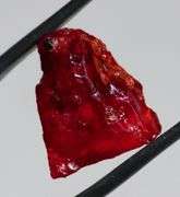 Enchanting 9.2ct red Fire Opal nugget