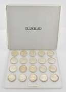 Lot (20) 1886-P Morgan Silver Dollars Encased BU Roll Blanchard