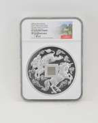 PF70UCAM 2019 China Unicorn Vault Medal 1kg Silver FDOI Sign NGC COA
