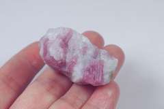 Impressive 104ct untreated pink Tourmaline in matrix