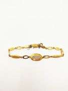 Dazzling Diamond Bracelet in 18K Yellow Gold