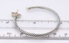 Trendy David Yurman Cable Hoop Earrings