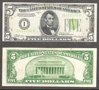 $5 1934 FRN Popular Minneapolis District LGS Extremely Fine