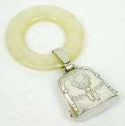 Vintage Gold Filled Baby Bracelet & Sterling Rattle