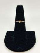 Elegant Four Set Diamond 18k Rose Gold Ring