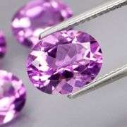 Rich 9.37ct top violet Bolivian Amethyst set