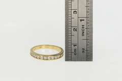 14K Yellow Gold 0.50 Ctw Classic Diamond Wedding Band Ring