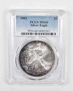 MS68 2001 American Silver Eagle - PCGS Insane Tone!
