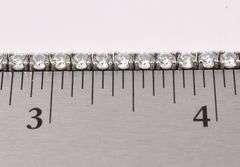 Beautiful CZ Tennis Bracelet In Sterling Silver