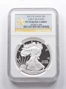 PF70 UCAM 2012-W American Silver Eagle ER NGC