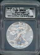 MS70 1oz. American Silver Eagle