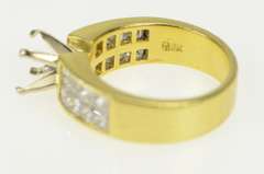 18K Yellow Gold 1.50 Ctw VS Diamond Engagement Setting Ring