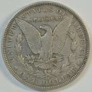 Sharp scarce 1890-CC Morgan Silver Dollar. Key date