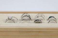 .925 Sterling Silver Curated Ring Lot of 10 Rings Various Sizes & Styles
