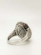 Sparkling 5.00CTS Mystic Quartz & 1.90CTW White Topaz in Sterling Sliver Ring