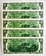 (5) Superb Crisp 2013 $2 Star Replacement Notes New York-Consecutive!
