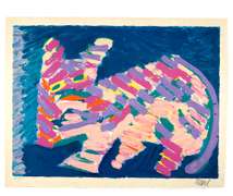 Karel Appel- Resting Cat
