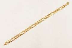 14kt Yellow Gold Figaro Link Bracelet
