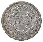 1861 Seated Liberty Dime