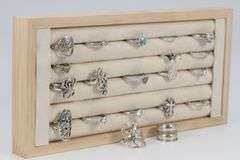 .925 Sterling Silver Curated Ring Set 20 RIng Lot Various Sizes & Styles