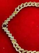 CERTIFIED BRAND NEW 14K GOLD , DIAMOND AND TANZANITE NECKLACE