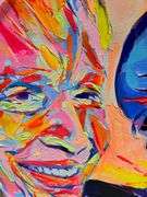 Pop Icon Painting  Federico Lopez Rolling Stones