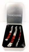 Winchester 3 Knife Set with Ersatz Gem Inlays, MIB
