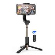 One-Axis Gimbal Stabilizer Bluetooth Tripod