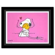 Snoopy Hugs Mr A. (Pink) by Mr. Andre