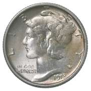 1918-S Mercury Dime