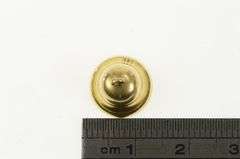 14K Yellow Gold 3D Articulated Vintage Wedding Bell Charm/Pendant