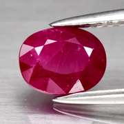 Stunning violet red 1.09ct unheated Ruby