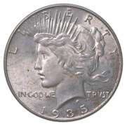 1935 Peace Silver Dollar