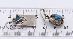 Group Lot of 4 Vintage 925 Sterling Silver Earrings