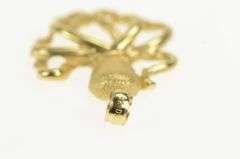 14K Yellow Gold Octopus Ocean Animal Marine Life Motif Charm/Pendant