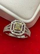 CERTIFIED 14K GOLD AND DIAMOND RING
