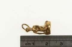 14K Yellow Gold 3D Little Mermaid Denmark Statue Charm/Pendant