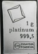 1 Gram Platinum Bar