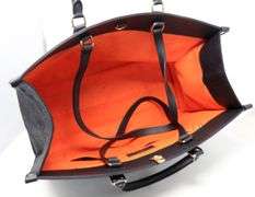 Black Leather Tote Bag