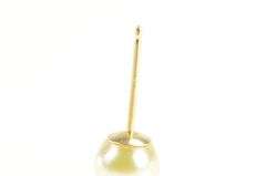 14K Yellow Gold 5.5mm Pearl Simple Vintage Classic Single Earring