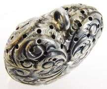 Antique Sterling Silver Heart Vinaigrette