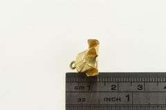 14K Yellow Gold Early Nurse Hat Bonnet Healthcare RN Charm/Pendant