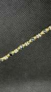 STUNNING 14K YELLOW GOLD SAPPHIRE AND DIAMOND BRACELET